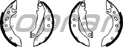 Комплект тормозных колодок TOPRAN купить