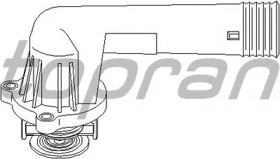 Термостат, охлаждающая жидкость TOPRAN купить