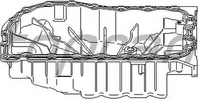 Масляный поддон TOPRAN купить