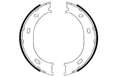 Комплект тормозных колодок, стояночная тормозная система E.T.F. купить