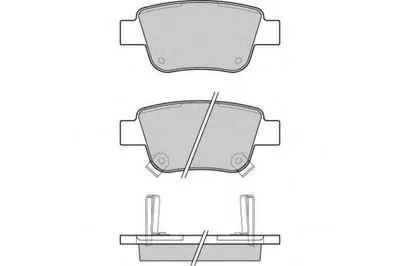 Комплект тормозных колодок, дисковый тормоз E.T.F. купить