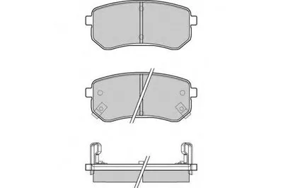Комплект тормозных колодок, дисковый тормоз E.T.F. купить