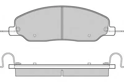 Комплект тормозных колодок, дисковый тормоз E.T.F. купить