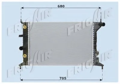 Радиатор, охлаждение двигателя FRIGAIR купить