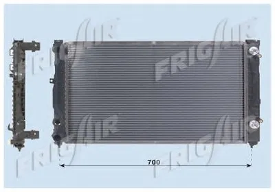 Радиатор, охлаждение двигателя FRIGAIR купить