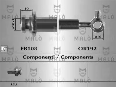 Тормозной шланг MALÒ купить