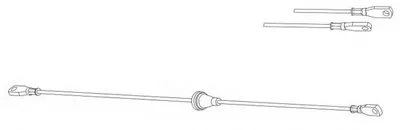 Трос, стояночная тормозная система CEF купить