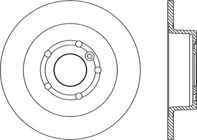 Тормозной диск RADIANCE OPEN PARTS купить