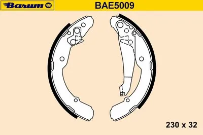 Комплект тормозных колодок BARUM купить