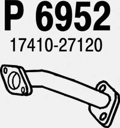 Труба выхлопного газа FENNO купить