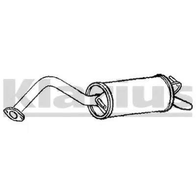 Глушитель выхлопных газов конечный KLARIUS купить