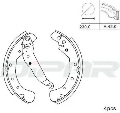Комплект тормозных колодок DITAS купить