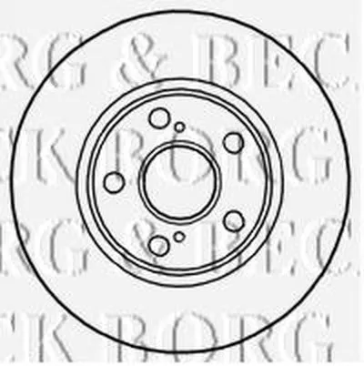 Тормозной диск BORG & BECK купить