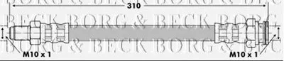 Тормозной шланг BORG & BECK купить