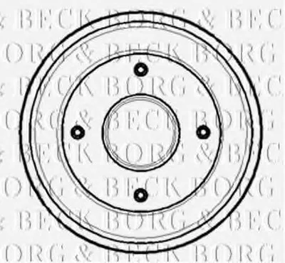Тормозной барабан BORG & BECK купить