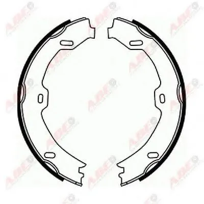 Комплект тормозных колодок, стояночная тормозная система ABE купить