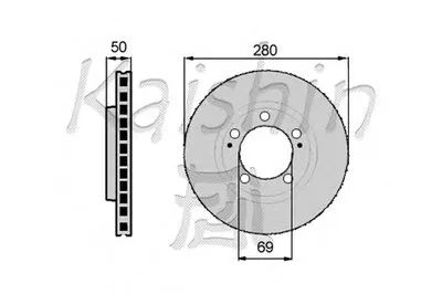Тормозной диск KAISHIN купить