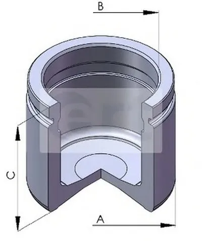 Поршень, корпус скобы тормоза ERT купить