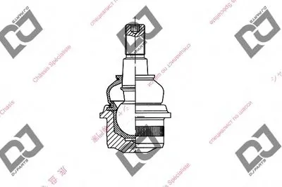Шаровой шарнир DJ PARTS купить