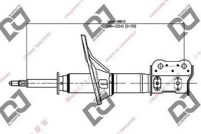 Амортизатор DJ PARTS купить