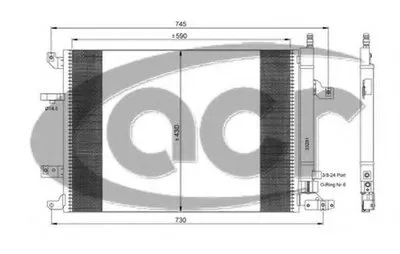Конденсатор, кондиционер ACR купить
