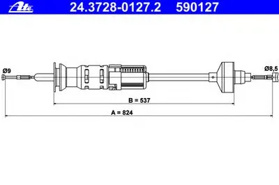 Тросик сцепления ATE купить