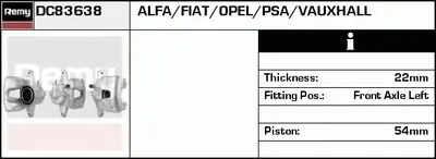 Тормозной суппорт Remanufactured REMY (Multiline) DELCO REMY купить