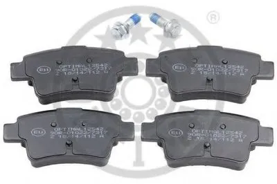 Комплект тормозных колодок, дисковый тормоз OPTIMAL купить