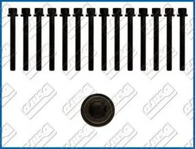 Комплект болтов головки цилидра AJUSA купить