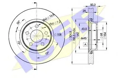 Тормозной диск ICER купить
