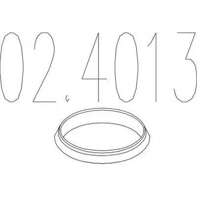 Уплотнительное кольцо, труба выхлопного газа MTS купить