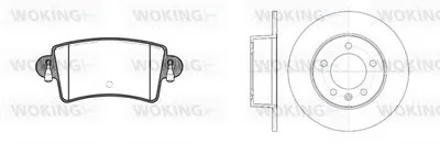 Комплект тормозов, дисковый тормозной механизм WOKING купить