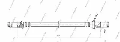 Тормозной шланг NPS купить