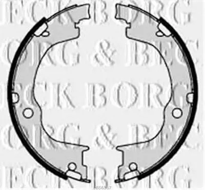 Комплект тормозных колодок BORG & BECK купить