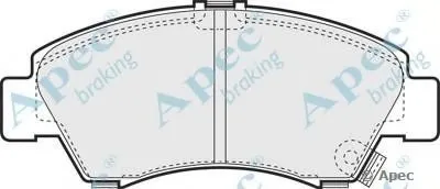 Комплект тормозных колодок, дисковый тормоз APEC braking купить