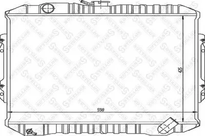Радиатор, охлаждение двигателя STELLOX купить