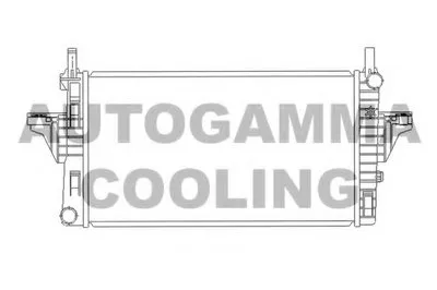 Радиатор, охлаждение двигателя AUTOGAMMA купить