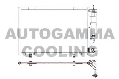Конденсатор, кондиционер AUTOGAMMA купить