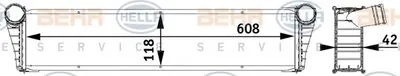 Радиатор, охлаждение двигателя BEHR HELLA SERVICE Version ALTERNATIVE HELLA купить