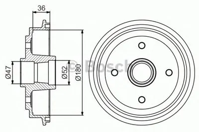 Тормозной барабан BOSCH купить