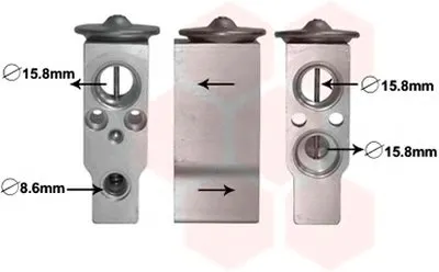 Расширительный клапан, кондиционер VAN WEZEL купить