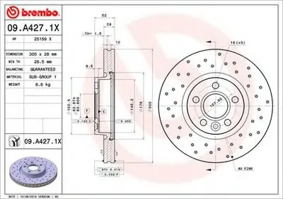 Тормозной диск BREMBO XTRA LINE BREMBO купить