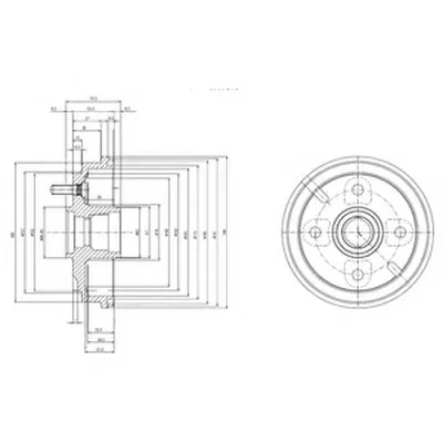 Тормозной барабан DELPHI купить