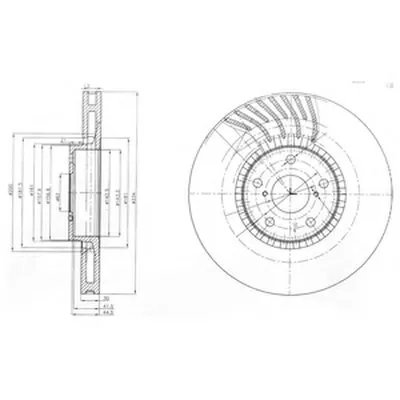 Тормозной диск DELPHI купить