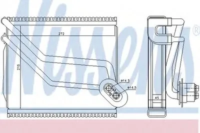 Испаритель, кондиционер NISSENS купить