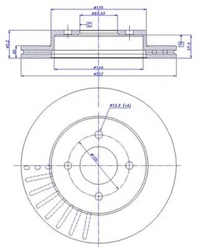 Тормозной диск CAR купить
