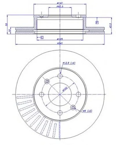 Тормозной диск CAR купить