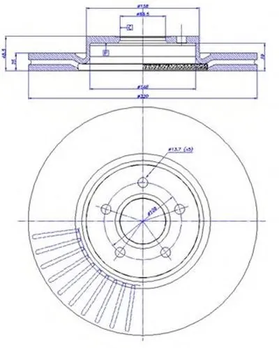Тормозной диск HC CAR купить