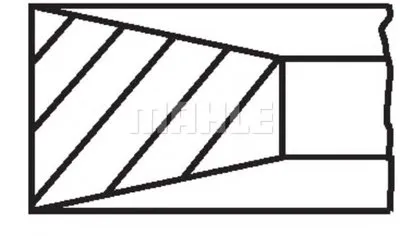 Комплект поршневых колец MAHLE ORIGINAL купить