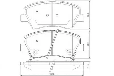 Комплект тормозных колодок, дисковый тормоз E.T.F. купить